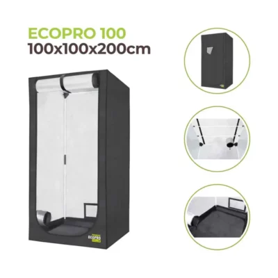 Growbox 100x100x200 cm | PROBOX ECOPRO 100 | Garden Highpro 12 drehandel growbox ecopro 100 grow grosshandel2
