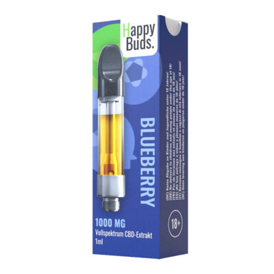 Happy Buds CBD Extraktkartuschen - Blueberry