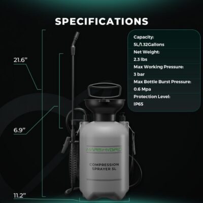 Alternative view of Drucksprüher 5L für Pflanzen Pflege & Grow Zubehör