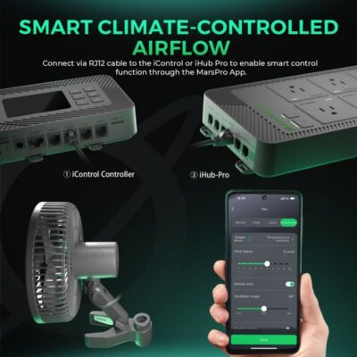 Alternative view of Mars Hydro Clip Ventilator 6 Zoll für Growbox (2er Set)