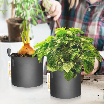 Stofftöpfe 40L 5er Set Grow Bags mit Griffen – Bild 8